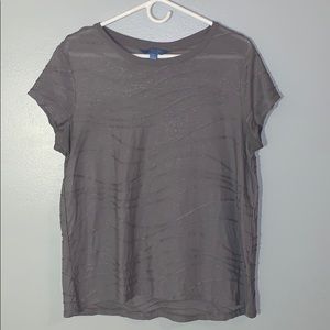 Sparkly T-shirt w/ Line Detail